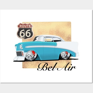 ‘56 Chevrolet Bel Air Posters and Art